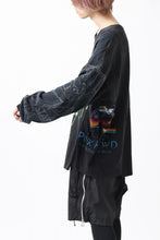 画像をギャラリービューアに読み込む, CHANGES VINTAGE REMAKE MULTI PANEL L-S TEE (BLACK #a)