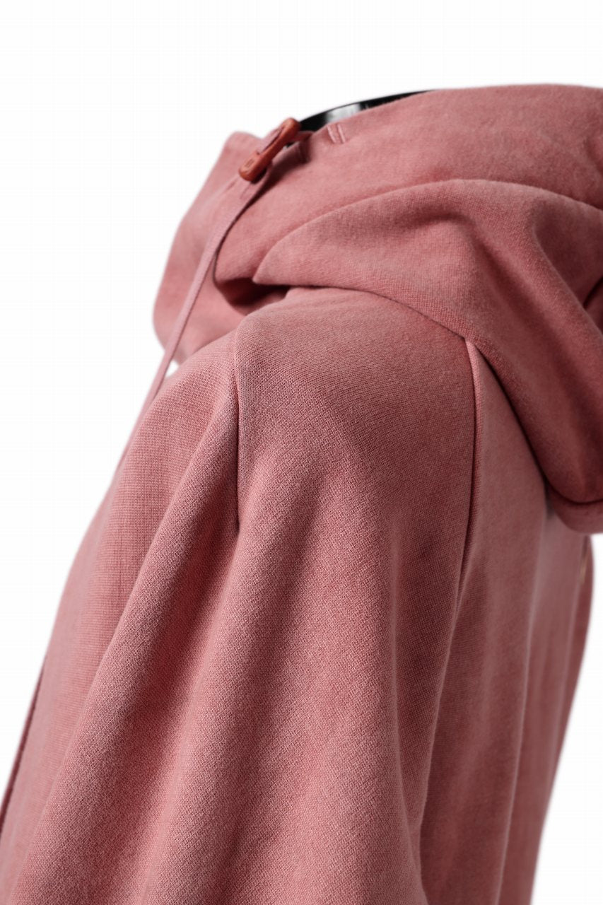 Load image into Gallery viewer, BORIS BIDJAN SABERI HOODY PULLOVER / NATURAL OBJECT DYED "HOODY2-F092" (ORANGE ROSE)