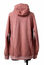 Load image into Gallery viewer, BORIS BIDJAN SABERI HOODY PULLOVER / NATURAL OBJECT DYED "HOODY2-F092" (ORANGE ROSE)