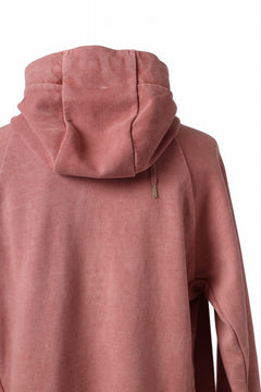 Load image into Gallery viewer, BORIS BIDJAN SABERI HOODY PULLOVER / NATURAL OBJECT DYED "HOODY2-F092" (ORANGE ROSE)