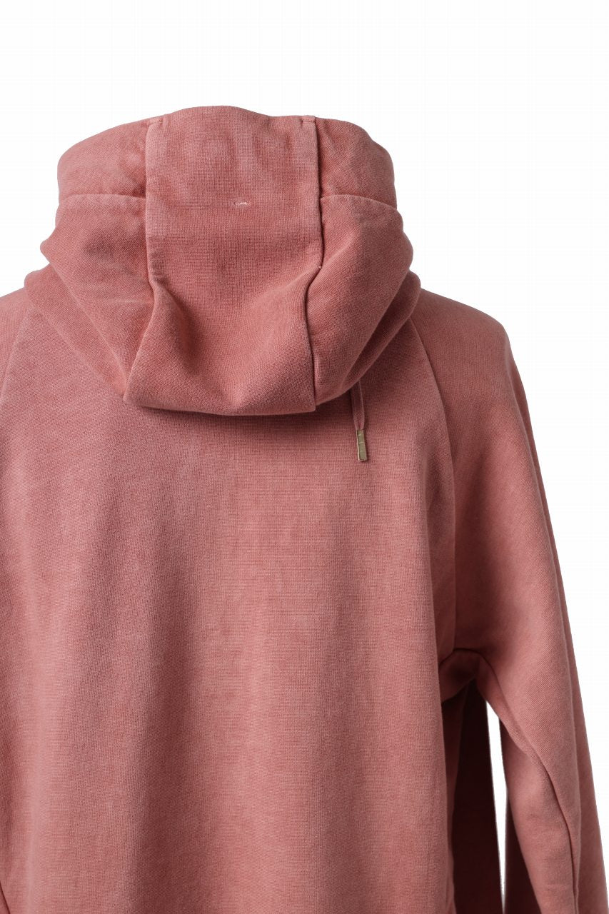 画像をギャラリービューアに読み込む, BORIS BIDJAN SABERI HOODY PULLOVER / NATURAL OBJECT DYED &quot;HOODY2-F092&quot; (ORANGE ROSE)