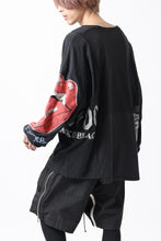 画像をギャラリービューアに読み込む, CHANGES VINTAGE REMAKE MULTI PANEL L-S TEE (BLACK #b)