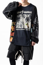 画像をギャラリービューアに読み込む, CHANGES VINTAGE REMAKE MULTI PANEL L-S TEE (BLACK #c)