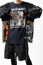 画像をギャラリービューアに読み込む, CHANGES VINTAGE REMAKE MULTI PANEL L-S TEE (BLACK #c)