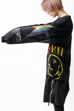 画像をギャラリービューアに読み込む, CHANGES VINTAGE REMAKE MULTI PANEL L-S TEE (BLACK #d)