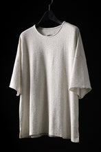 画像をギャラリービューアに読み込む, ISAMU KATAYAMA BACKLASH RANDOM PILE FABRIC S/S LOOSEY TOPS (BEIGE)