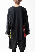 画像をギャラリービューアに読み込む, CHANGES VINTAGE REMAKE MULTI PANEL L-S TEE (BLACK #d)