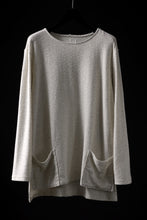 画像をギャラリービューアに読み込む, ISAMU KATAYAMA BACKLASH RANDOM PILE FABRIC L/S RELAXY TOPS (BEIGE)