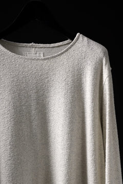 Load image into Gallery viewer, ISAMU KATAYAMA BACKLASH RANDOM PILE FABRIC LONG SLEEVE CUT & SEWN (BEIGE)