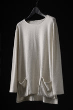 Load image into Gallery viewer, ISAMU KATAYAMA BACKLASH RANDOM PILE FABRIC LONG SLEEVE CUT & SEWN (BEIGE)