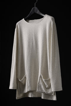Load image into Gallery viewer, ISAMU KATAYAMA BACKLASH RANDOM PILE FABRIC LONG SLEEVE CUT & SEWN (BEIGE)