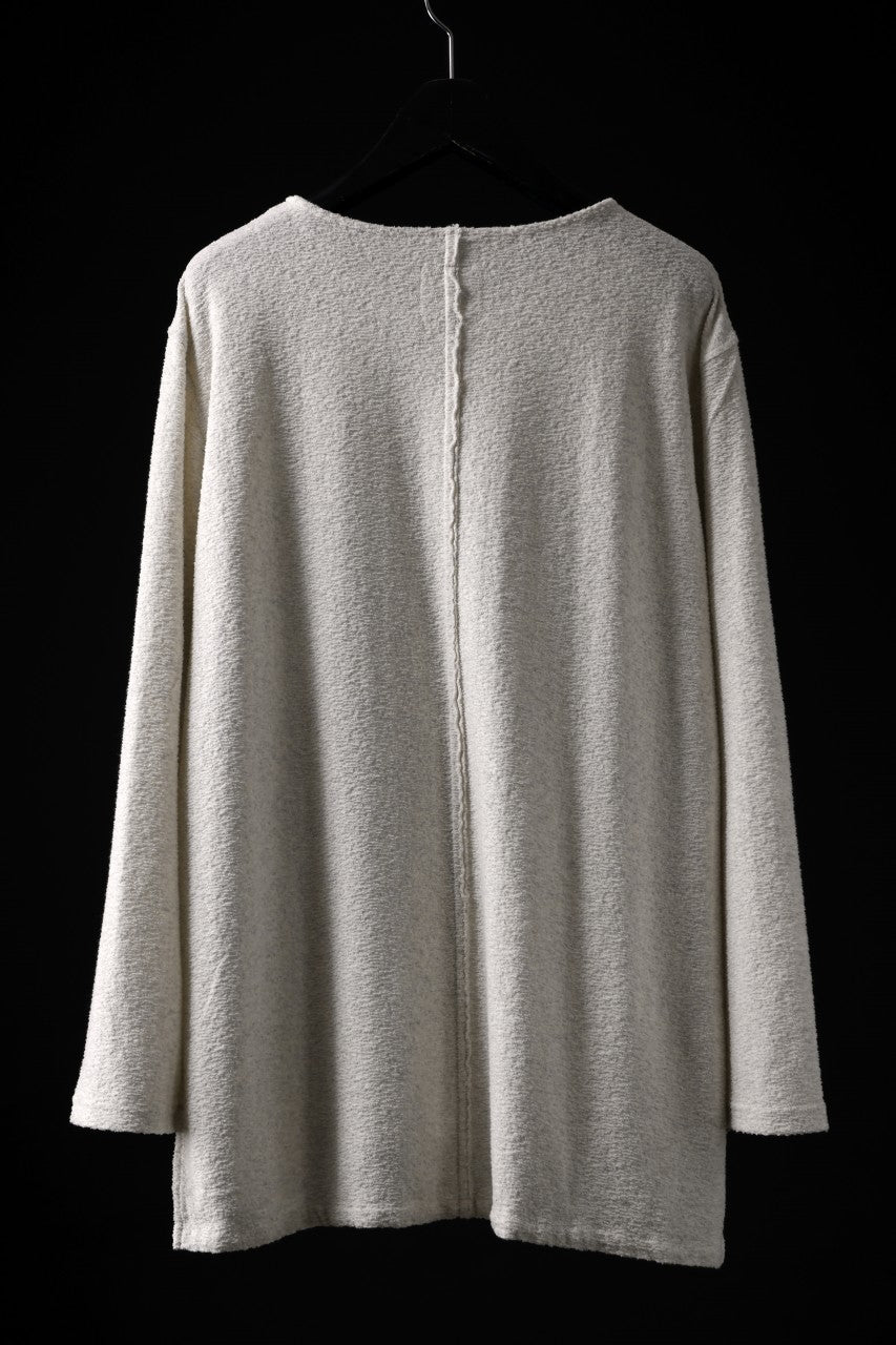 Load image into Gallery viewer, ISAMU KATAYAMA BACKLASH RANDOM PILE FABRIC LONG SLEEVE CUT & SEWN (BEIGE)