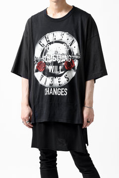 画像をギャラリービューアに読み込む, CHANGES VINTAGE REMAKE MULTI PANEL S-S TEE (BLACK #a)