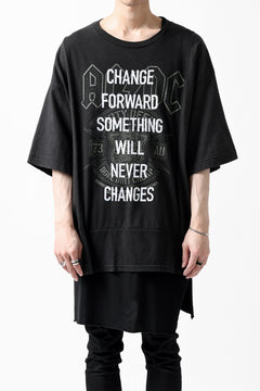 画像をギャラリービューアに読み込む, CHANGES VINTAGE REMAKE MULTI PANEL S-S TEE (BLACK #b)