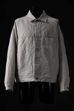 Load image into Gallery viewer, CAPERTICA BIG JEAN JACKET Ⅱ / SUPER HIGH DENSITY LINEN (KINARI)