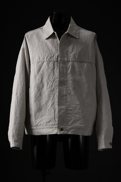 Load image into Gallery viewer, CAPERTICA BIG JEAN JACKET Ⅱ / SUPER HIGH DENSITY LINEN (KINARI)