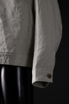 Load image into Gallery viewer, CAPERTICA BIG JEAN JACKET Ⅱ / SUPER HIGH DENSITY LINEN (KINARI)