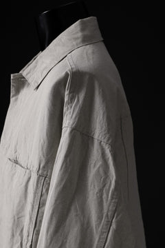 Load image into Gallery viewer, CAPERTICA BIG JEAN JACKET Ⅱ / SUPER HIGH DENSITY LINEN (KINARI)