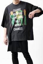 画像をギャラリービューアに読み込む, CHANGES VINTAGE REMAKE MULTI PANEL S/S TEE (BLACK #G)