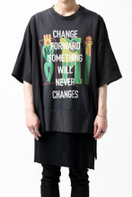 画像をギャラリービューアに読み込む, CHANGES VINTAGE REMAKE MULTI PANEL S/S TEE (BLACK #G)