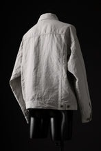 Load image into Gallery viewer, CAPERTICA BIG JEAN JACKET Ⅱ / SUPER HIGH DENSITY LINEN (KINARI)