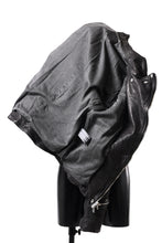 画像をギャラリービューアに読み込む, ISAMU KATAYAMA BACKLASH DOUBLE RIDERS JACKET "LIGHTNING" / GARMENT WASHED JP CALF (BLACK)
