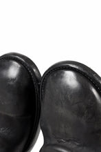 画像をギャラリービューアに読み込む, BORIS BIDJAN SABERI HORSE CULATTA SKIN DERBY SHOES / OBJECT DYED AND HAND-TREATED "SHOE2.1" (BLACK)