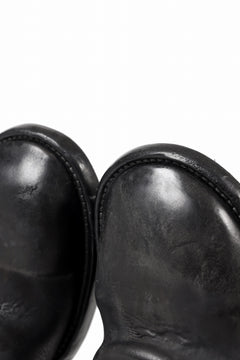 画像をギャラリービューアに読み込む, BORIS BIDJAN SABERI HORSE CULATTA SKIN DERBY SHOES / OBJECT DYED AND HAND-TREATED "SHOE2.1" (BLACK)