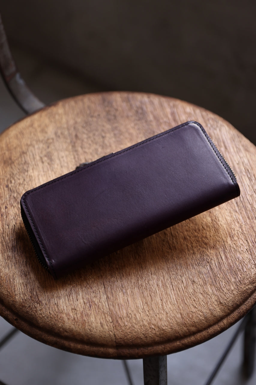 画像をギャラリービューアに読み込む, Portaille ROUND ZIP LONG WALLET / ELBAMATTE (PURPLE)