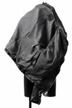 画像をギャラリービューアに読み込む, ISAMU KATAYAMA BACKLASH DOUBLE RIDERS JACKET "RELAX" / GARMENT WASHED JP CALF (BLACK)