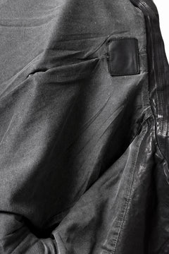 画像をギャラリービューアに読み込む, ISAMU KATAYAMA BACKLASH DOUBLE RIDERS JACKET "RELAX" / GARMENT WASHED JP CALF (BLACK)