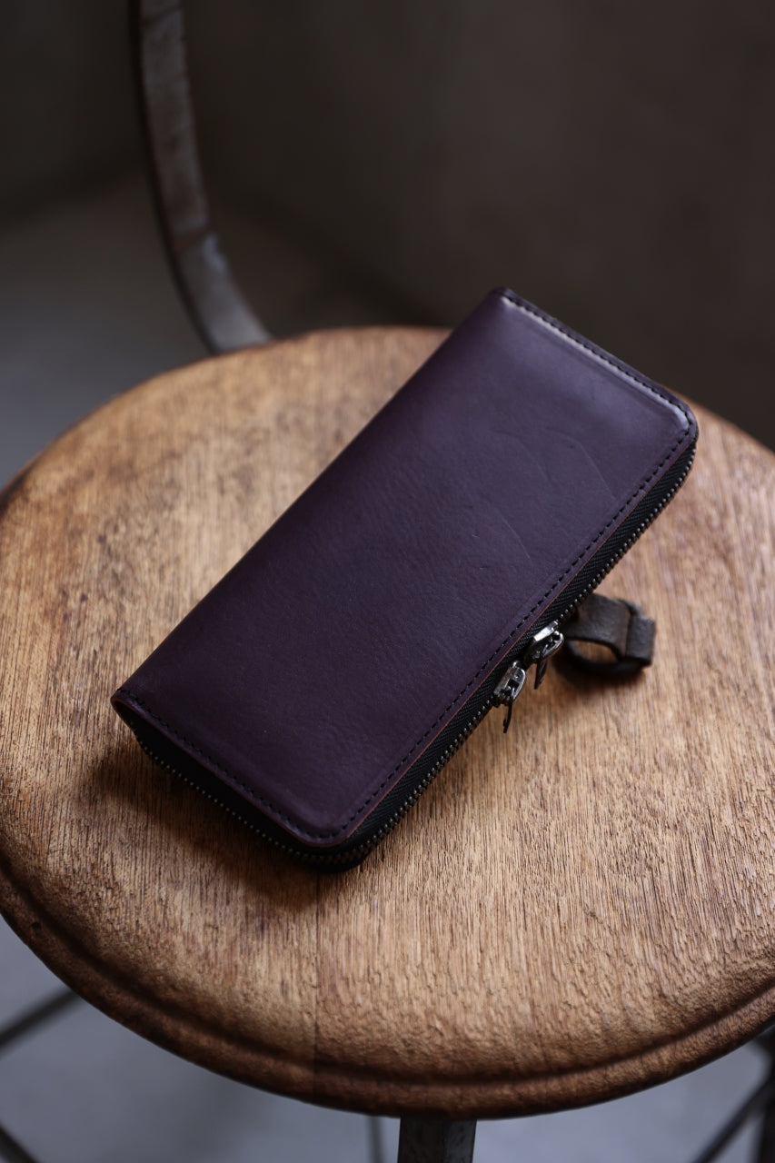 画像をギャラリービューアに読み込む, Portaille ROUND ZIP LONG WALLET / ELBAMATTE (PURPLE)