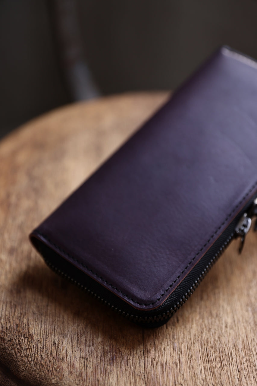 画像をギャラリービューアに読み込む, Portaille ROUND ZIP LONG WALLET / ELBAMATTE (PURPLE)