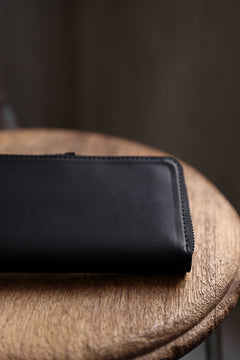 画像をギャラリービューアに読み込む, Portaille ROUND ZIP LONG WALLET / GUIDI FIORE (BLACK)