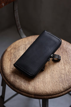 画像をギャラリービューアに読み込む, Portaille ROUND ZIP LONG WALLET / GUIDI FIORE (BLACK)
