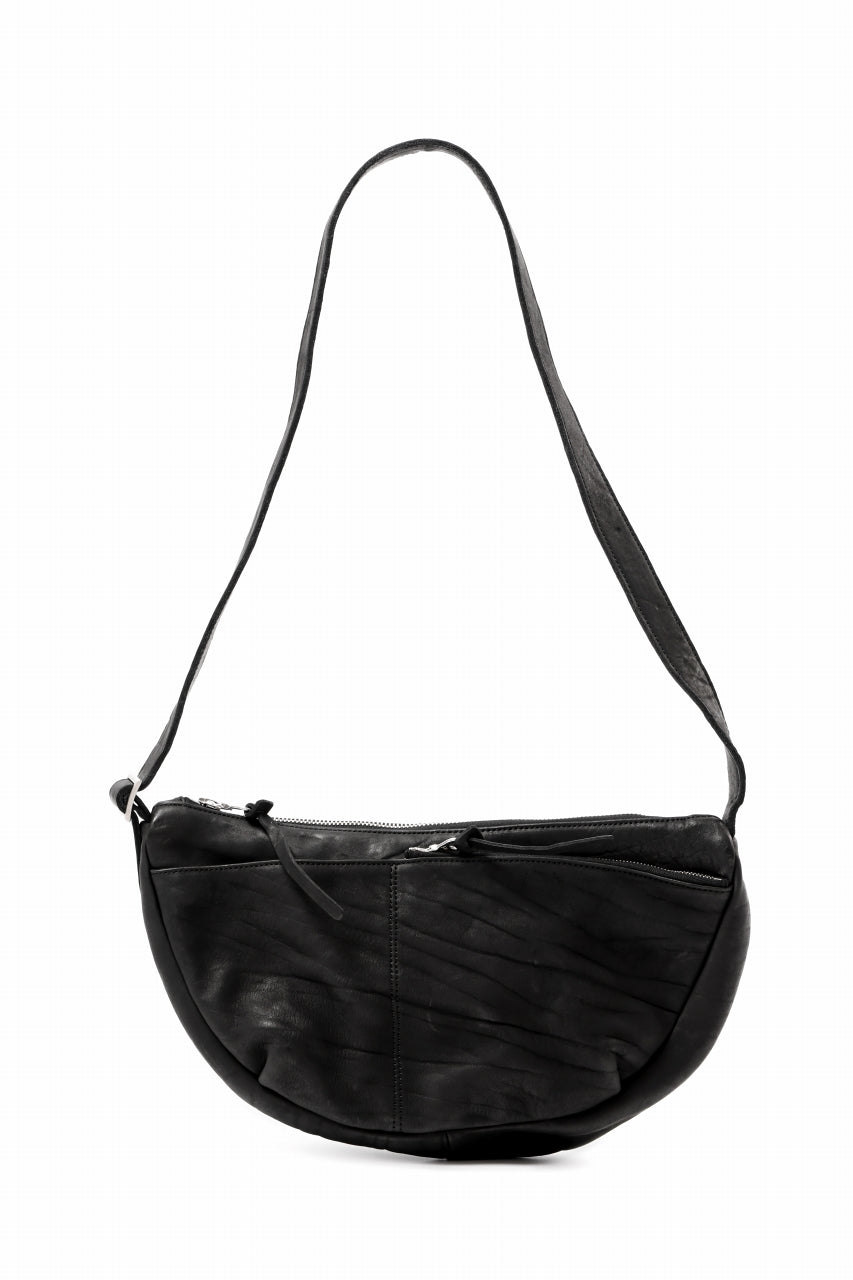 Load image into Gallery viewer, ISAMU KATAYAMA BACKLASH SHOULDER BAG / DOUBLE-SHOULDER OBJECT DYED (BLACK)