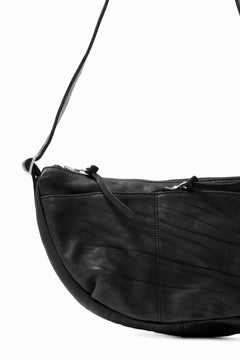 Load image into Gallery viewer, ISAMU KATAYAMA BACKLASH SHOULDER BAG / DOUBLE-SHOULDER OBJECT DYED (BLACK)