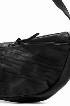 Load image into Gallery viewer, ISAMU KATAYAMA BACKLASH SHOULDER BAG / DOUBLE-SHOULDER OBJECT DYED (BLACK)