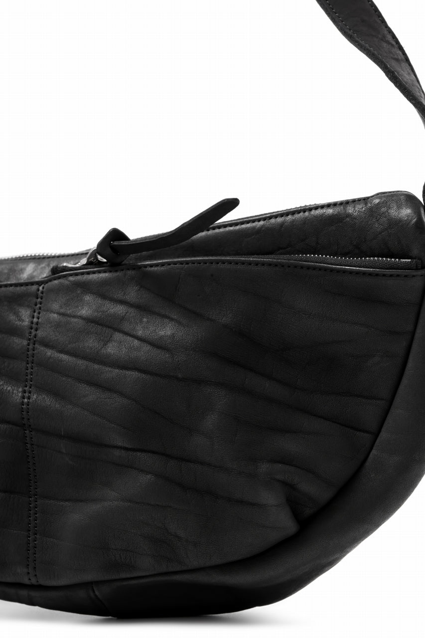 Load image into Gallery viewer, ISAMU KATAYAMA BACKLASH SHOULDER BAG / DOUBLE-SHOULDER OBJECT DYED (BLACK)