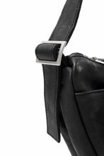 Load image into Gallery viewer, ISAMU KATAYAMA BACKLASH SHOULDER BAG / DOUBLE-SHOULDER OBJECT DYED (BLACK)