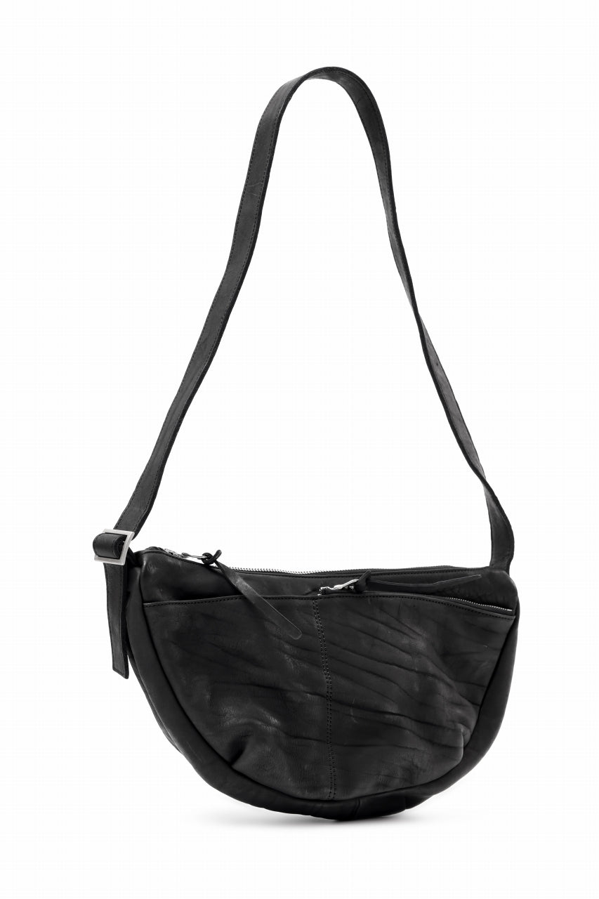 Load image into Gallery viewer, ISAMU KATAYAMA BACKLASH SHOULDER BAG / DOUBLE-SHOULDER OBJECT DYED (BLACK)