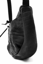 Load image into Gallery viewer, ISAMU KATAYAMA BACKLASH SHOULDER BAG / DOUBLE-SHOULDER OBJECT DYED (BLACK)