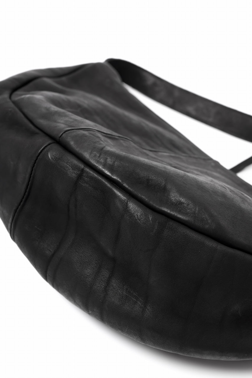 Load image into Gallery viewer, ISAMU KATAYAMA BACKLASH SHOULDER BAG / DOUBLE-SHOULDER OBJECT DYED (BLACK)
