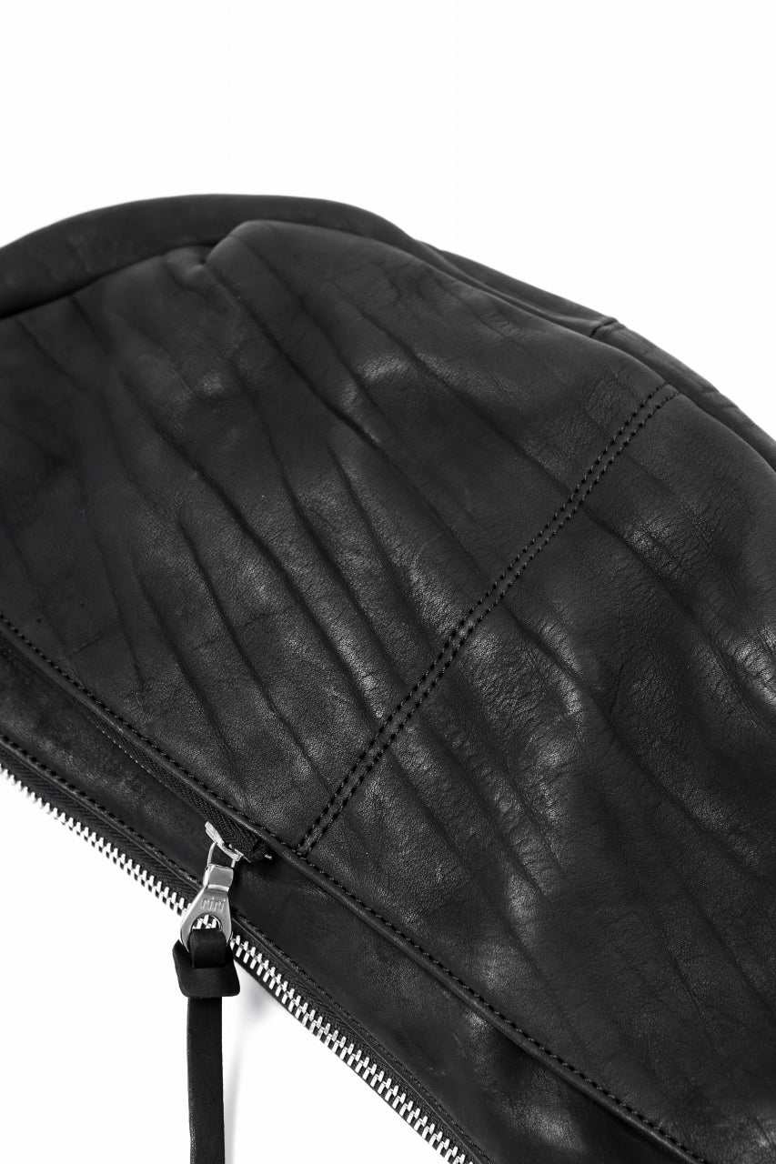 Load image into Gallery viewer, ISAMU KATAYAMA BACKLASH SHOULDER BAG / DOUBLE-SHOULDER OBJECT DYED (BLACK)