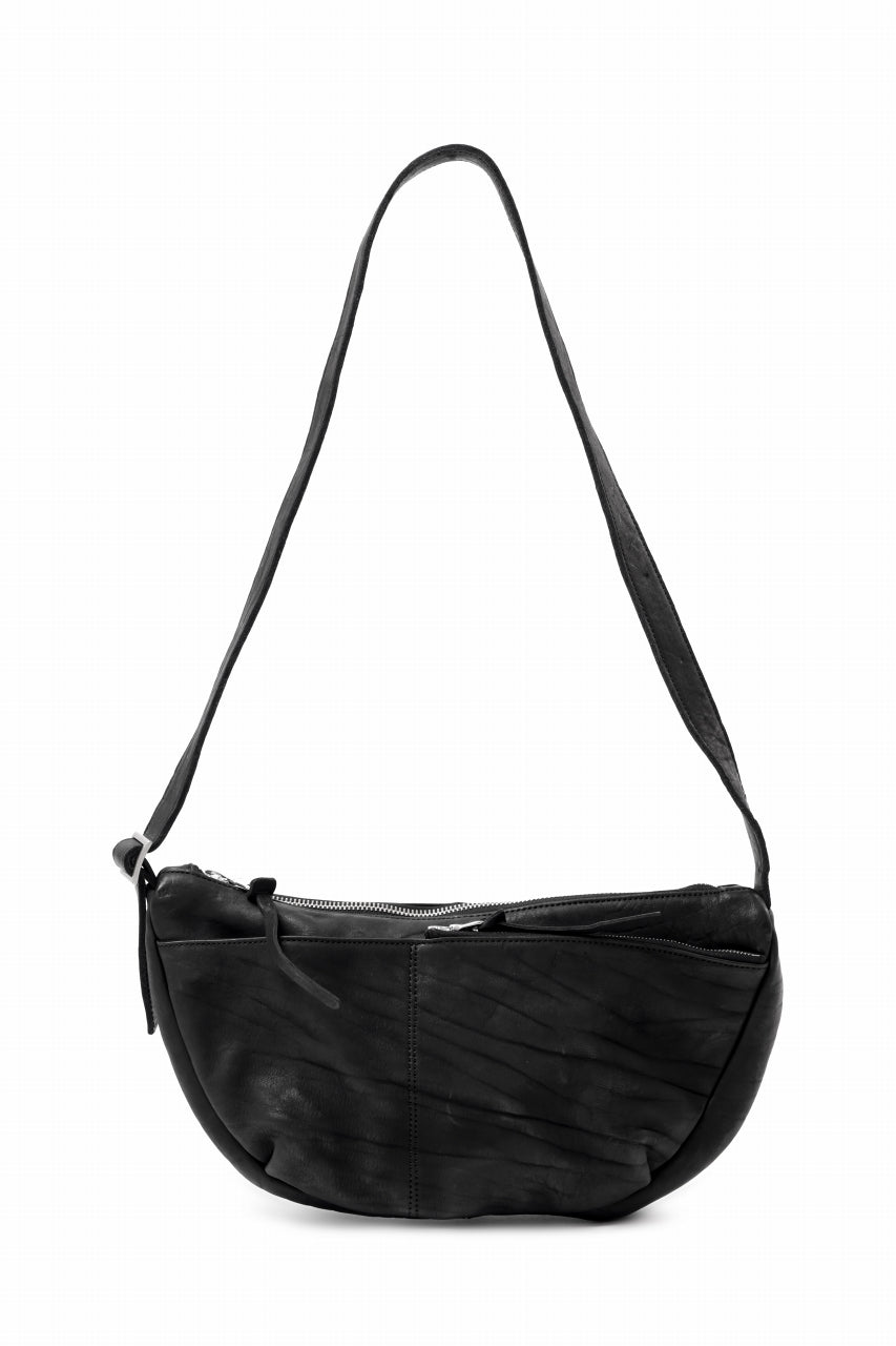 Load image into Gallery viewer, ISAMU KATAYAMA BACKLASH SHOULDER BAG / DOUBLE-SHOULDER OBJECT DYED (BLACK)