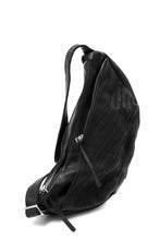 Load image into Gallery viewer, ISAMU KATAYAMA BACKLASH SHOULDER BAG / DOUBLE-SHOULDER OBJECT DYED (BLACK)