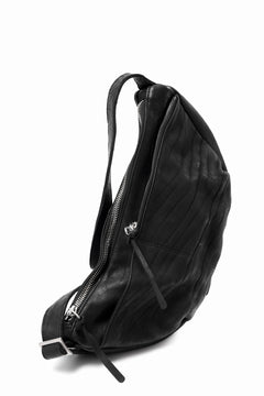 Load image into Gallery viewer, ISAMU KATAYAMA BACKLASH SHOULDER BAG / DOUBLE-SHOULDER OBJECT DYED (BLACK)