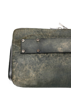 画像をギャラリービューアに読み込む, ierib onepiece clutch-bag / Marble Culatta (BLACK #A)