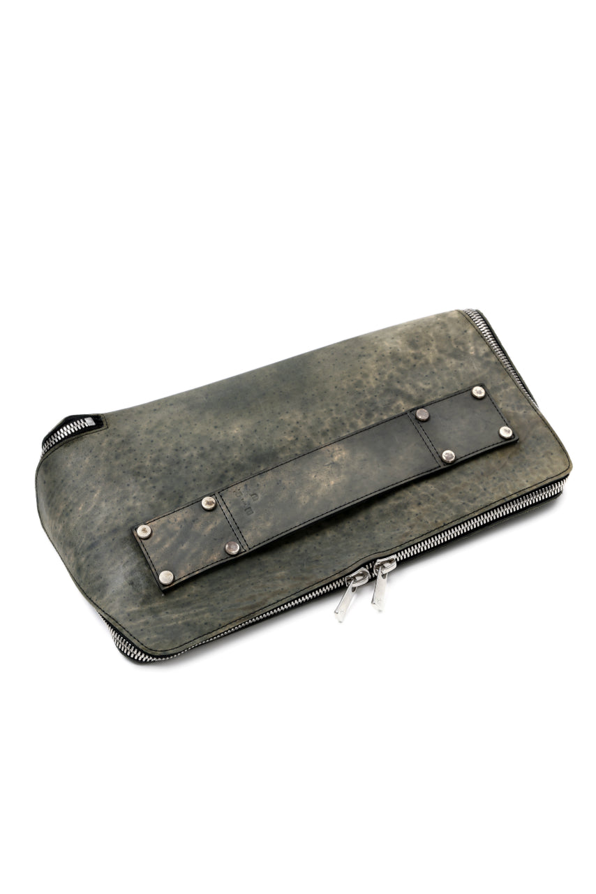 画像をギャラリービューアに読み込む, ierib onepiece clutch-bag / Marble Culatta (BLACK #A)