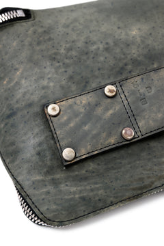 画像をギャラリービューアに読み込む, ierib onepiece clutch-bag / Marble Culatta (BLACK #A)